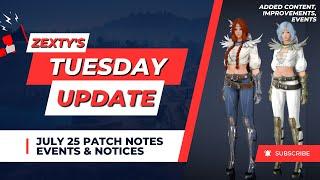 Black Desert Mobile: Events, Patch Notes, & Updates - ZexTy's Tuesday Update (July 25th)