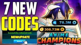 *NEW* ALL WORKING CODES FOR ANIME CHAMPIONS SIMULATOR IN 2024! ANIME CHAMPIONS SIMULATOR CODES