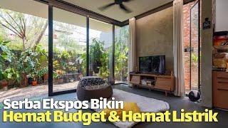 Rumah Hemat Budget dan Irit Listrik! InspiArsi: Studio Nadi