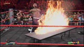 How To Set A Table On Fire!! WWE 2K22 PS5 4K Jeff Hardy Vs Cm Punk