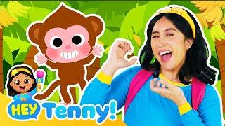  Monkey Banana | Nursery Rhymes | Educational Video for Kids | Hey Tenny!
