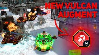 Tanki Online - *NEW* Vulcan Large Caliber | CYBERTANK Minigame and Contracts!