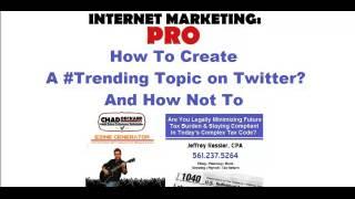 Create A #Trending Topic on Twitter : Internet Marketing : PRO