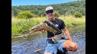 Fly Fishing the Little Schuylkill River (Big Browns)