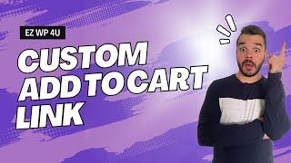 Custom Add to Cart link in WooCommerce