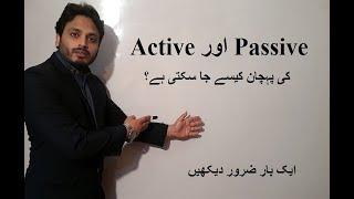 Difference between Active and Passive Tenses By Syed Ali Raza Kazmi