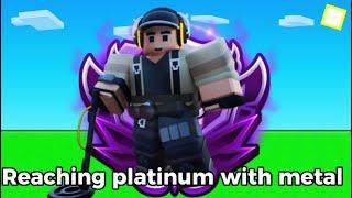 Roblox Bedwars Ranked  reaching platinum as metal Roblox Bedwars)