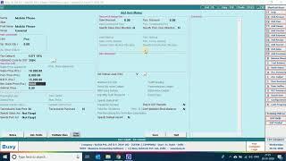 Busy Accounting Software, How to create sales invoice in busy,create sales voucher in busy 18