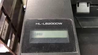 Toner Reset on Brother HL-L6200DW