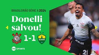 CUIABÁ SAI NA FRENTE, MAS DONELLI PEGA PÊNALTI E CORINTHIANS EMPATA! CORINTHIANS 1 X 1 CUIABÁ