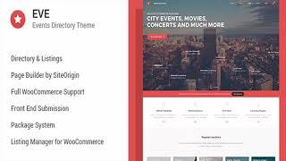 EVE - Events Directory WordPress Theme | Themeforest Website Templates and Themes