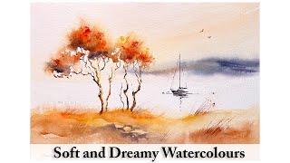Creating Soft and Dreamy Mood in Watercolour Landscapes | Expressive Painting Techniques