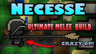 Most OP Melee Build - Necesse - It Melts Bosses!