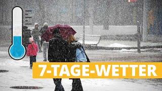 7-Tage-Wetter: Kaltlufteinbruch bringt Schnee bis ins Flachland