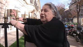 She has lived in the most expensive district of Paris for 50 years