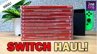 Another Awesome Nintendo Switch Haul! Aug-Dec 2021! 10 Games!