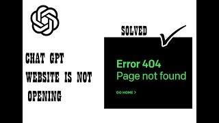 CHAT GPT WEBSITE IS NOT OPENING HOW TO FIX IT  ! ! ! ! ! ! .
