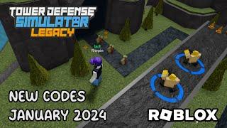 Roblox TDS: Legacy New Codes January 2024