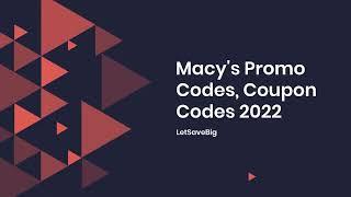 Macy's Coupons $10 Discount Codes | LetSaveBig