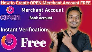 how to create Online OPEN Merchant and Bank Account | No website,Free and minimum Documentation 2020