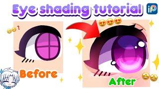 NEW Eye Shading Tutorial  - With Explanation - Gacha club - IbisPaint X