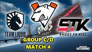 VIRTUS PRO - TEAM LIQUID - STK - PGI.S - GROUP C&D - MATCH 4 - PUBG