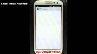 How to Install TWRP Recovery on Samsung Galaxy S3 i9300 using TWRP Manager App
