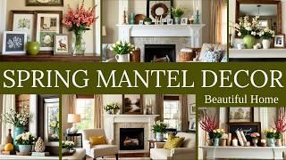  Gorgeous Spring Mantel Decor Ideas | Fresh & Whimsical Styling for a Beautiful Home