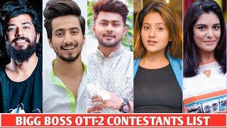 Bigg boss OTT Session-2 Confirm Contestants List 2023, BB ott-2, Awez darbar, jiya shankar