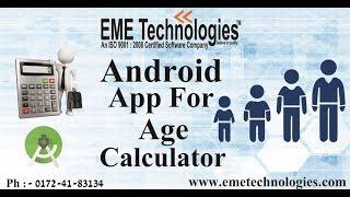 How to Create Age Calculator App Project in Android Studio| Download Projects With Source Code