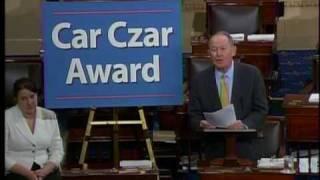 Senator Lamar Alexander Gives Car Czar Award to Rep. Barney Frank