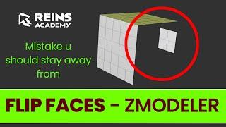 FLIP FACES - Polygon Action - ZModeler - ZBrush Tutorial