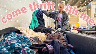 COME THRIFT WITH ME AT THE GOODWILL OUTLET BINS  everything UNDER $3 thrift store 