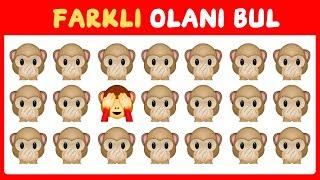 Farklı Olanı Bul! Emojiler Özel| Sadece Aranızdaki En Dikkatli Kişi Farklı Olanı Bulabilecek!