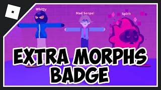 HOW TO GET EXTRA MORPHS BADGE IN FRIDAY NIGHT FUNK ROLEPLAY (FNF)! How to get Extra Morphs in FNF RP