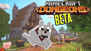 Minecraft Dungeons Gameplay - I GOT A PET WOLF (Diablo Meets Minecraft)