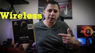 Corsair HS70 SE Wireless Gaming Headphones Review!!