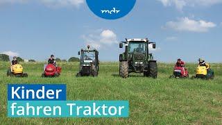 Kinder mit eigenem Traktor: Zu Besuch bei der Lichtenberger Traktorenbande | MDR um 4 | MDR