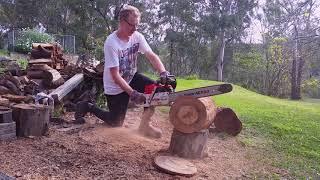 Baumr-ag sx92 Chinese chainsaw, stocker vs big bore