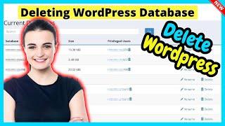 How To Delete WordPress Database 2024 | Remove Database PhpMyAdmin