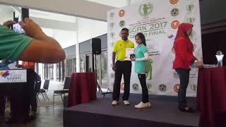 Ezekiel winning the u10 of the Kedah Junior Golf Circuit 2017, Grand Final