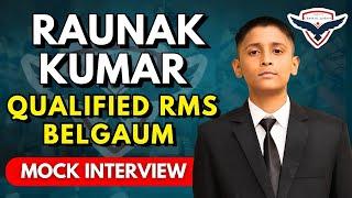 RMS QUALIFIED STUDENT || RAUNAK KUMAR || #interview #qualified #students #mocktest