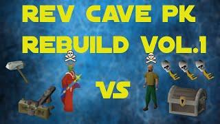 Low Level Pure Pking Revenant Cave  - 56 Combat P2P - FARMING BOTS + REBUILDING THE LOOT TAB |