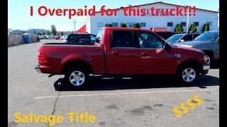 Sergey Pip VLOG 54 I OVERPAID for a SALVAGE TITLE Truck