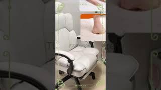 Recliner Office Chair Mobile Ergonomic Lounge Luxury Floor Arm Designer Office Chair White Cadeir...