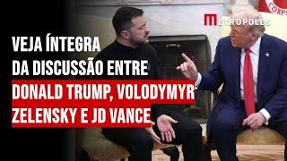 Legendado: veja íntegra da discussão entre Donald Trump, Volodymyr Zelensky e JD Vance