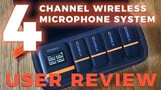 Comica Four Channel Mini Wireless Microphone System - Review