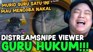 GURU DISTREAMSNIPE VIEWER WAKTU LAGI LIVE? GURU CARI TERUS GURU HUKUM SEBERAT-BERATNYA! | RICS PUBGM