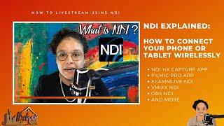 NDI Explained NDI HX Capture & Live-streaming?