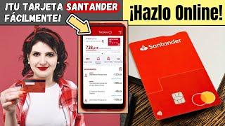 Cómo SOLICITAR una TARJETA de Crédito SANTANDER Mx en Línea  (LikeU y muchos más)